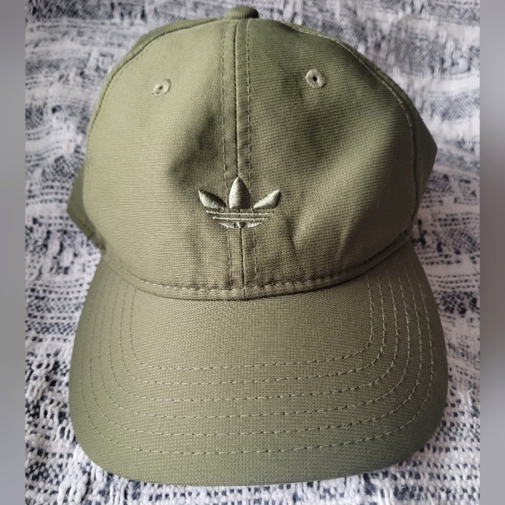 Adidas Olive Green Adjustable Baseball Cap